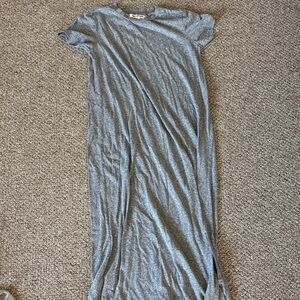 Stylish Gray Maxi Dress